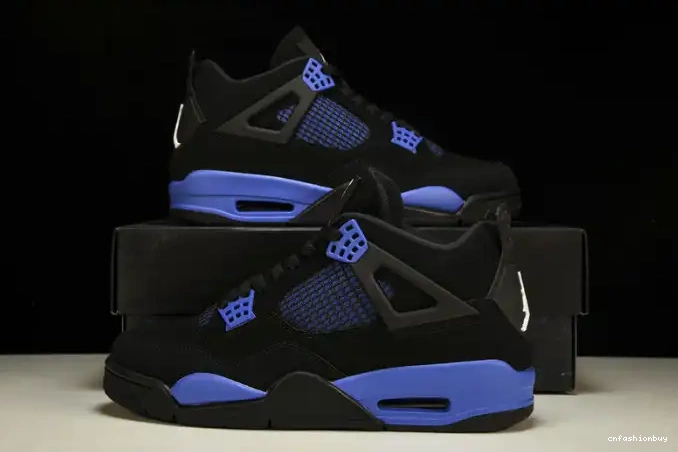 CT8527-018 Game 4 Jordan Retro Royal Black 0412